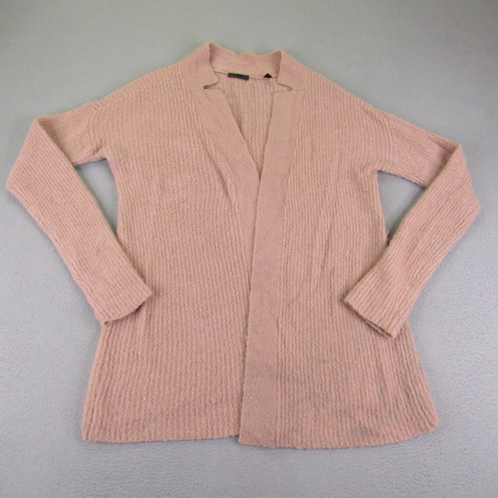 ATM Anthony Thomas Melillo Sweater Womens Small Pink Open Cardigan Wool Cashmere